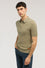 Three-dimensional cotton polo shirt