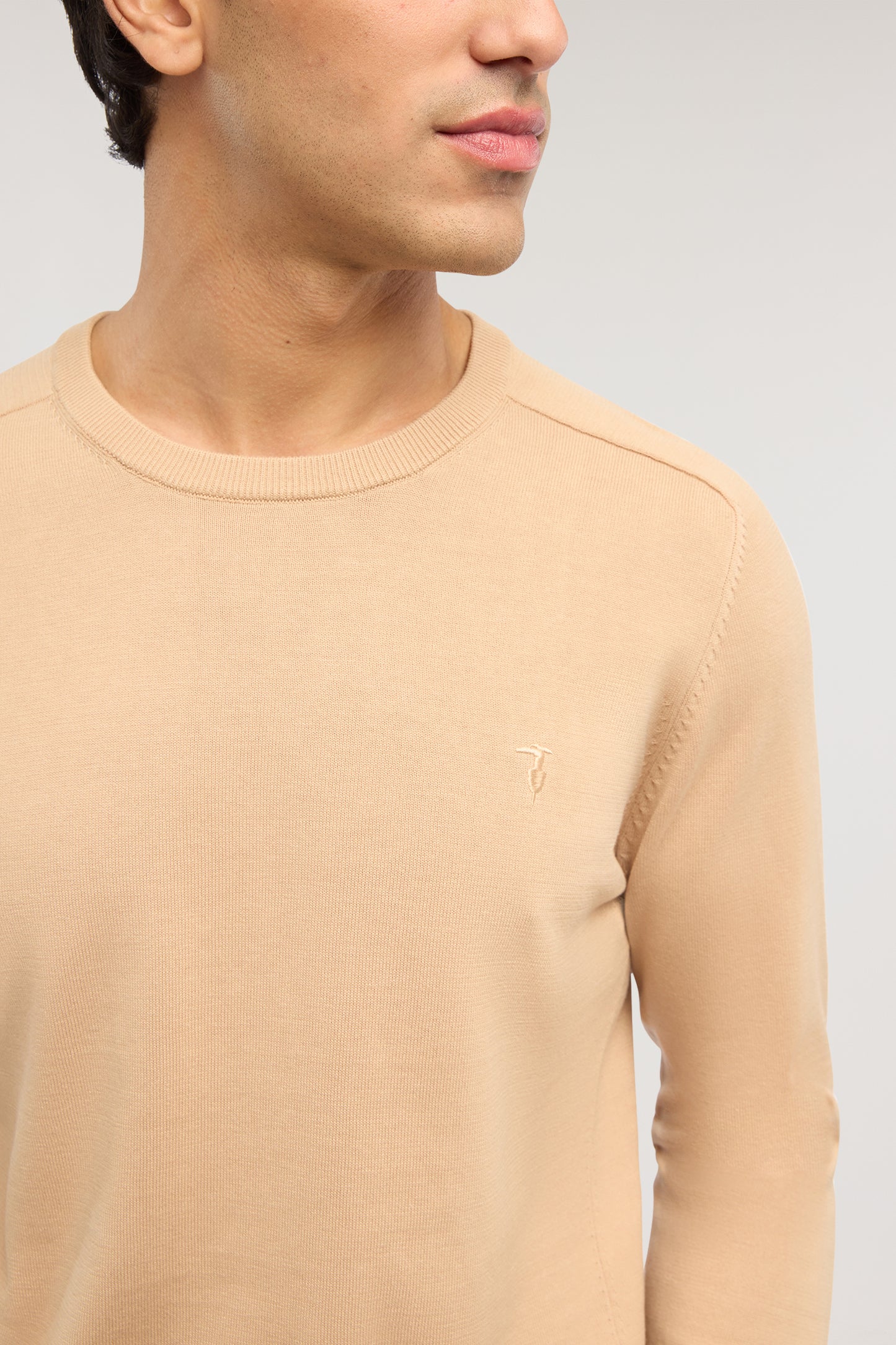 Maglia girocollo in cotone e seta 2|7351f2e5b2dad09d7b1a22ee969dd6cdadaea96418aed2b64b3fe79aa6d30700