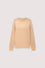 Rundhals-Pullover aus Baumwolle und Seide