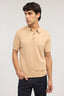 Polo in maglia in cotone e lino 1