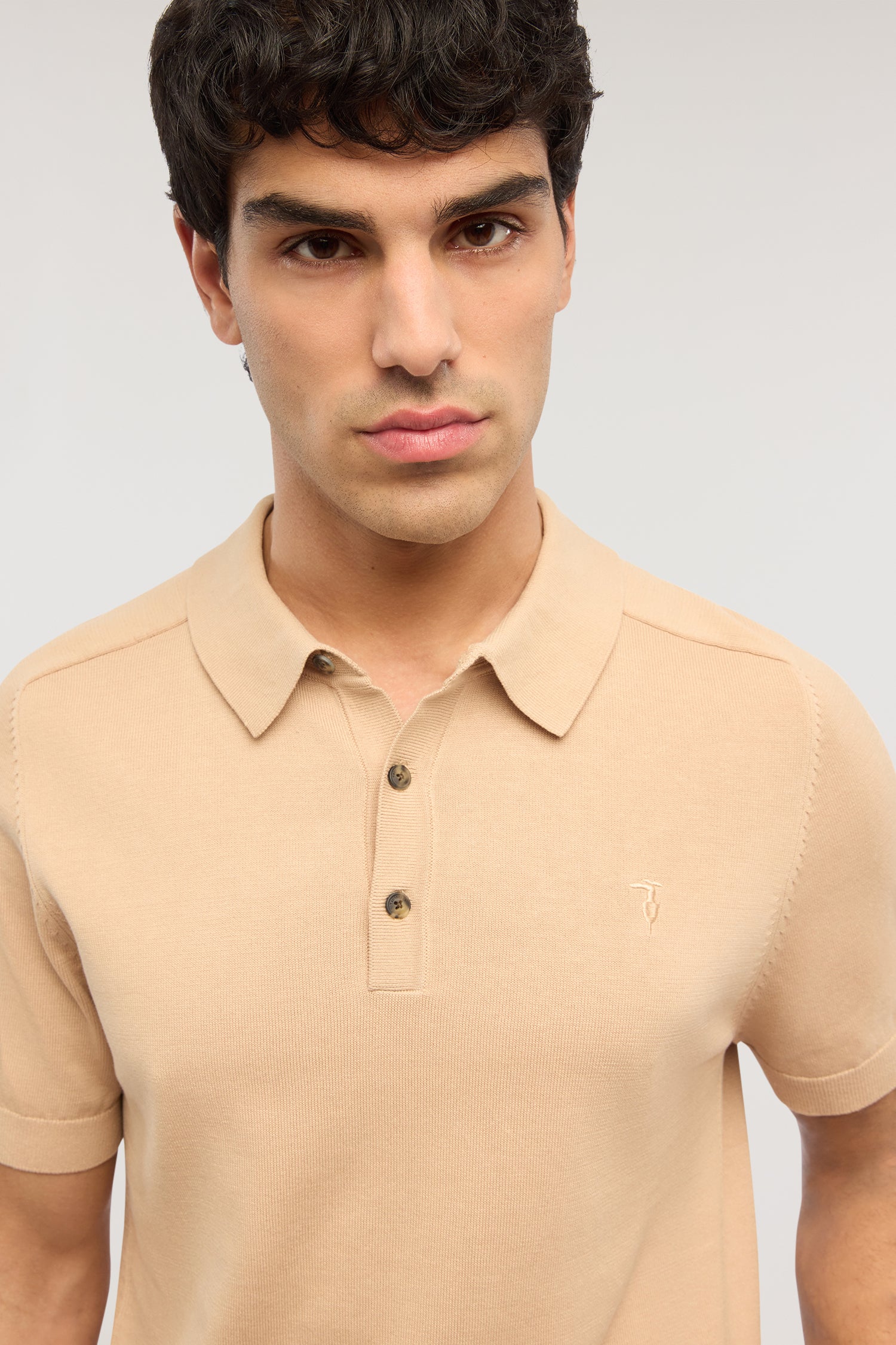 Polo in maglia in cotone e lino 3|1604ba619189d2cf7616d175d731147050c173a1312164cd2f0f88f8ab6d48bc