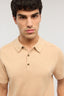 Polo in maglia in cotone e lino 3