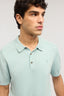 Polo in maglia in cotone e lino 1