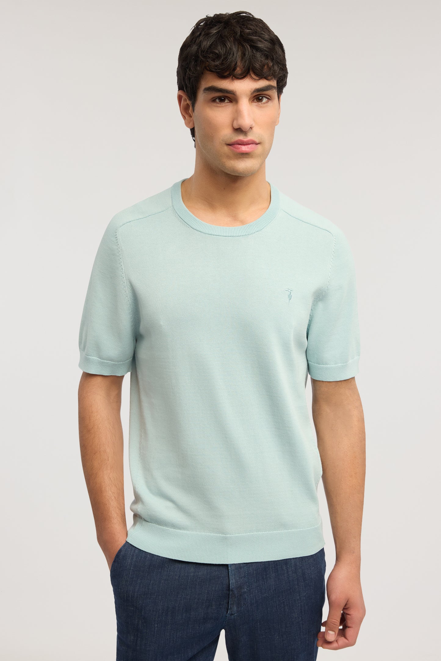 Maglia a maniche corte in cotone e lino 1|5aed8407d975d490cb2d54e5fbd8ab1755b1e16b0b1a403dcbfea3727a9b2d6b