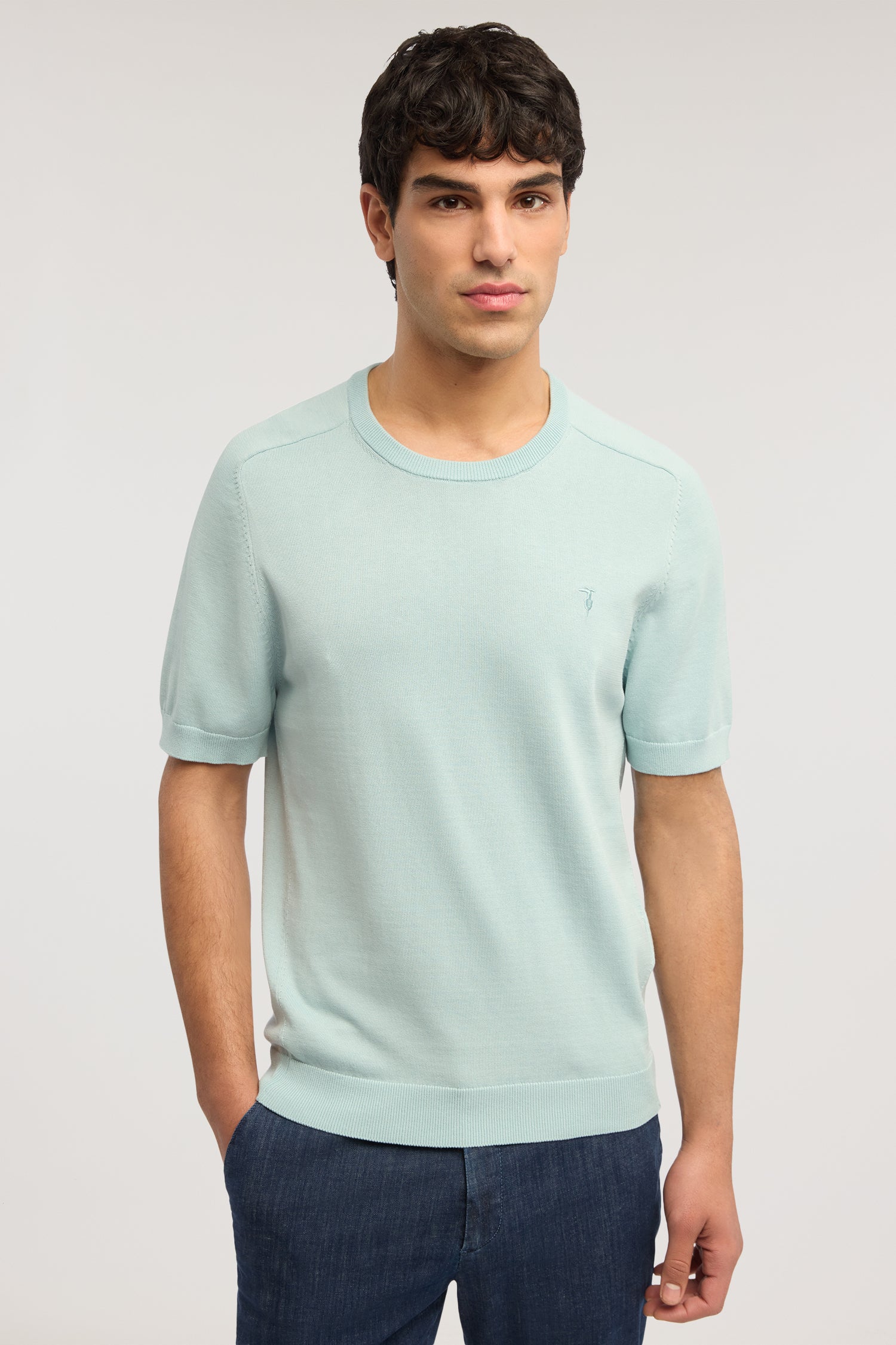 Maglia a maniche corte in cotone e lino 1|5aed8407d975d490cb2d54e5fbd8ab1755b1e16b0b1a403dcbfea3727a9b2d6b