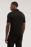 Short-sleeved polo shirt in viscose blend