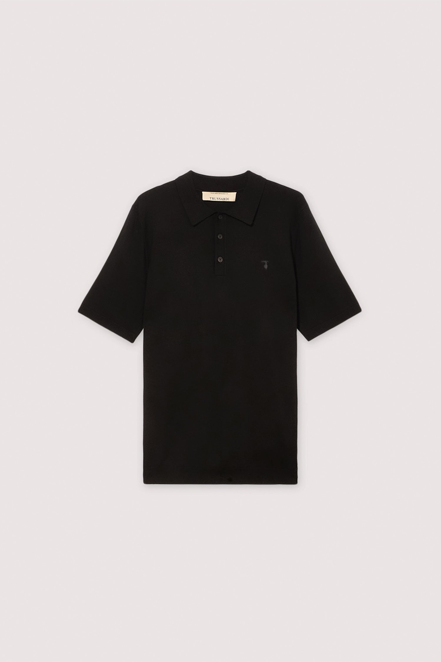 Polo a maniche corte in misto viscosa 5|529095b5defc10a94f6f7bbf94267780c28ade1c9cc3a496d4cb8013b725cc56