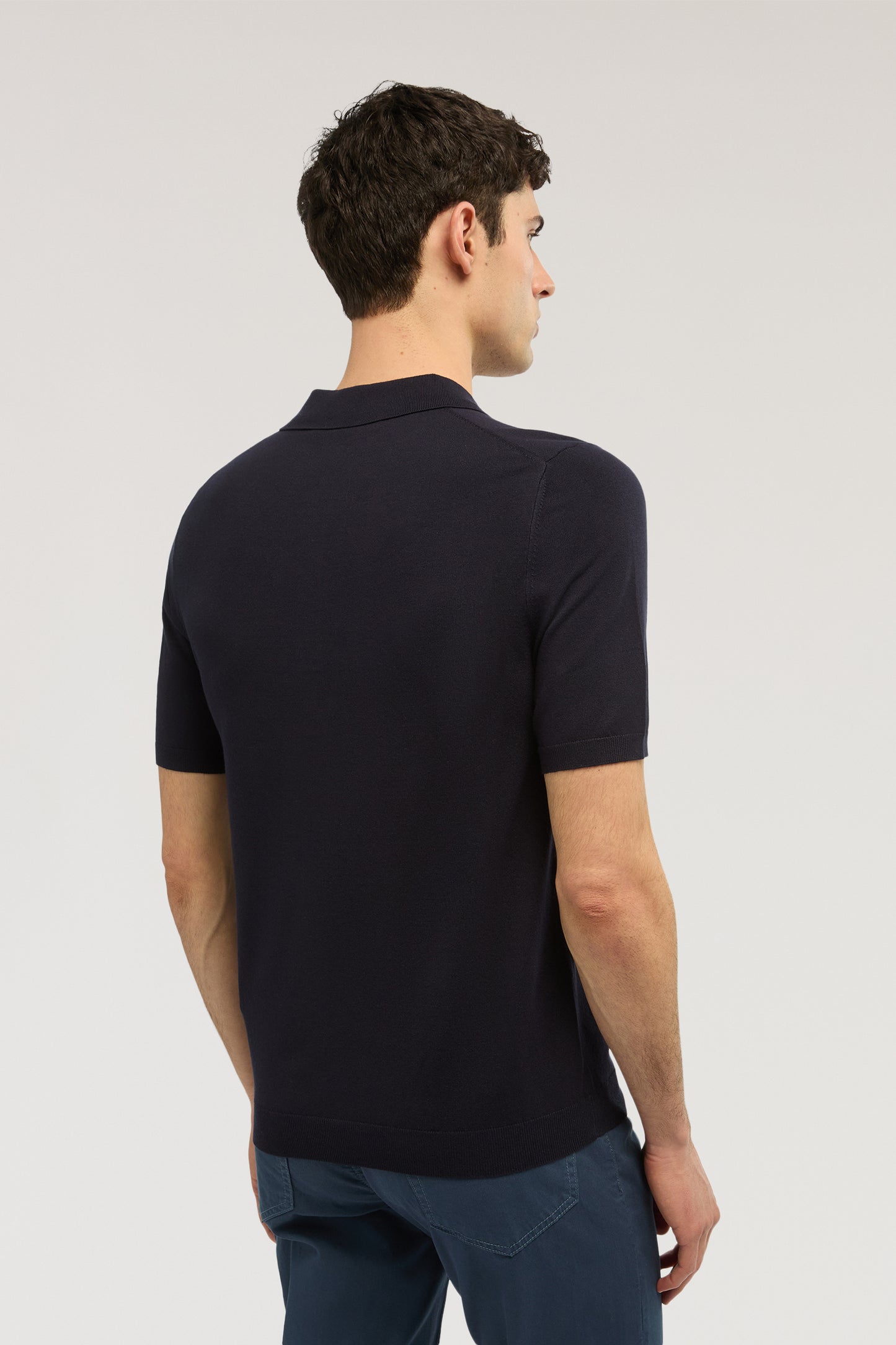 Polo a maniche corte in misto viscosa 3|c07b98e8b0d731807bb558a96735aad8d4e7c058fdc4de6a046e1e79b7d0d560