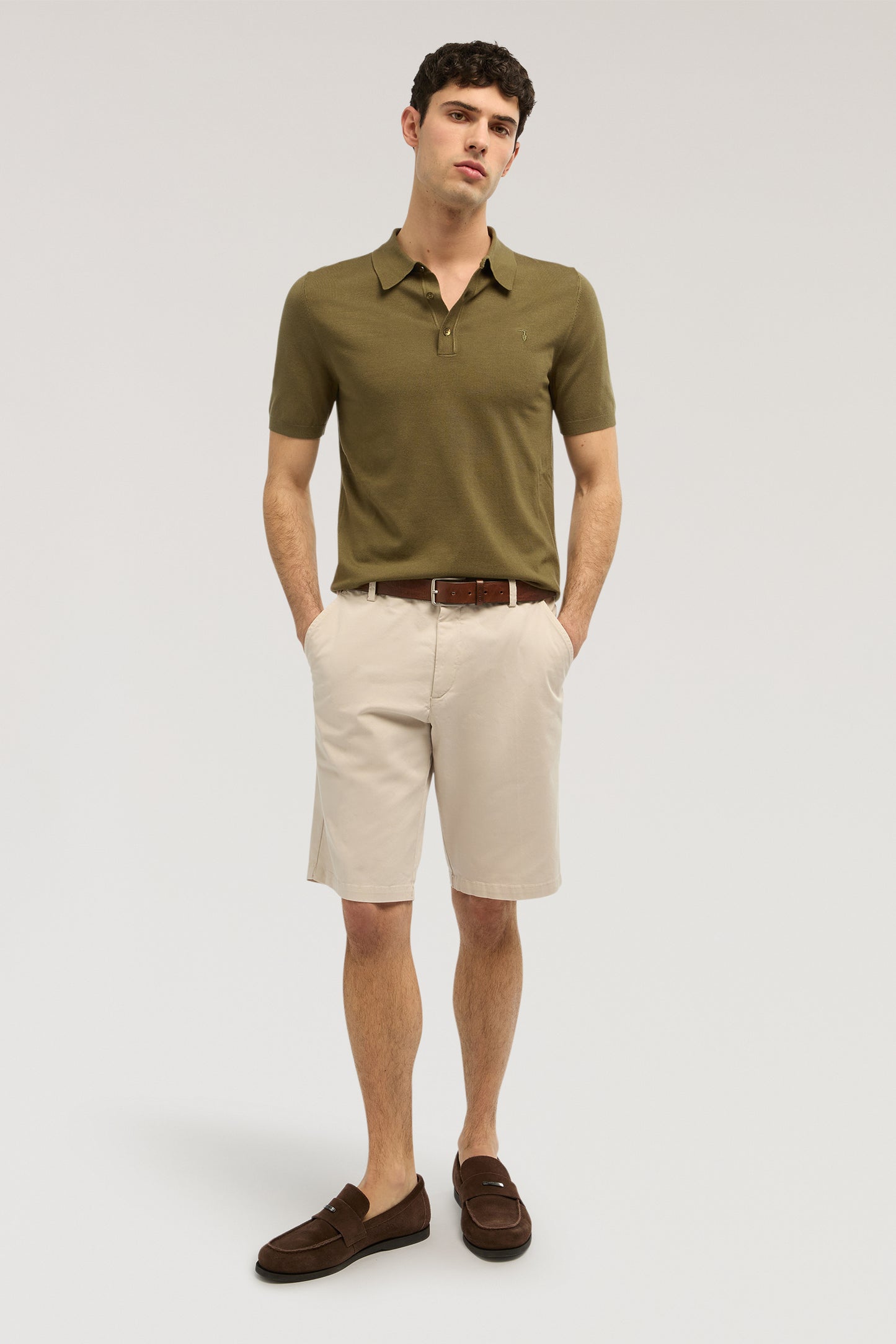 Polo a maniche corte in misto viscosa 4|c7166868fdbbed519f7832b75cbe79fc1497a1e00dc42f2ea481ab849dfbace1