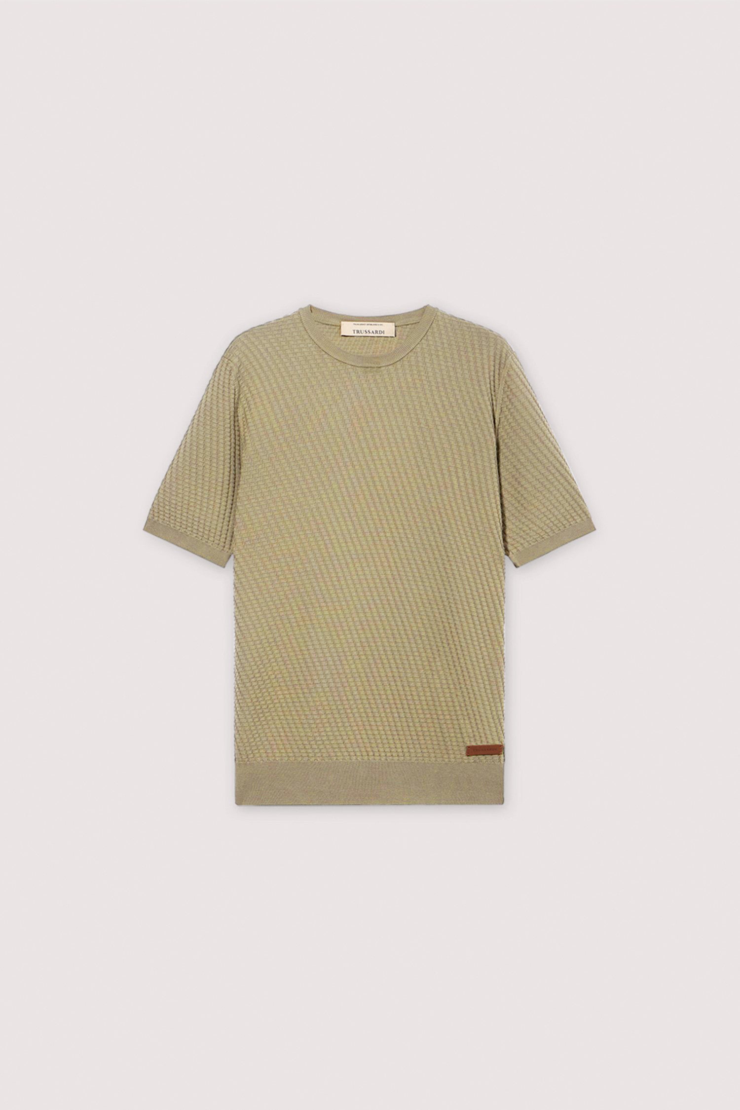 Maglia a manica corta in cotone tridimensionale 5|74c78dbaa01e3ce3ae9191b76cf53ef5ab9cac69aee759d85750fd5b9f1aa1ad