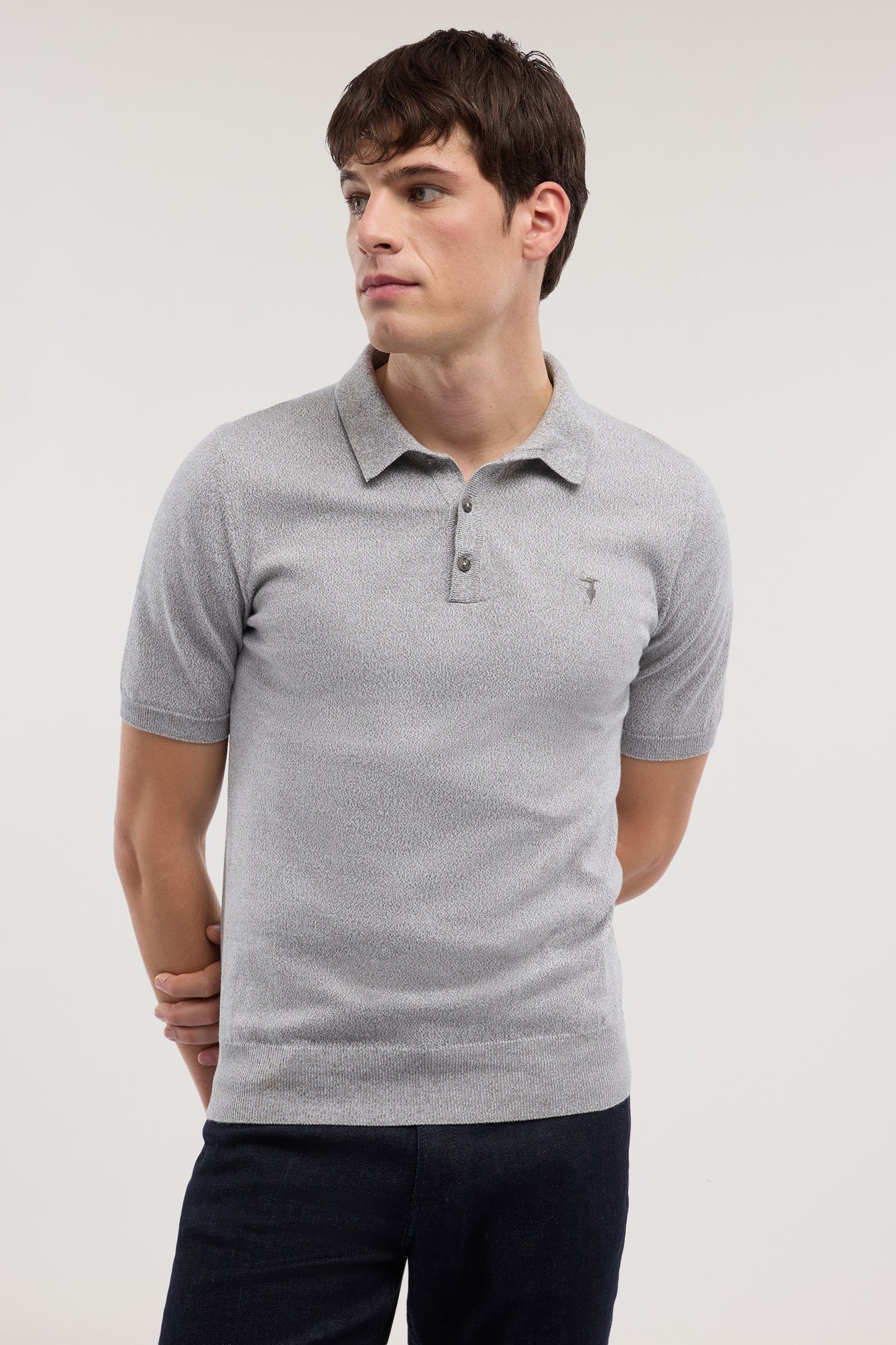 Polo in cotone mouliné 2|76d10b7a13c2e61da4e3b75b4f5cd4d7e73d60dddaaeb1e1f649e062faf23da2