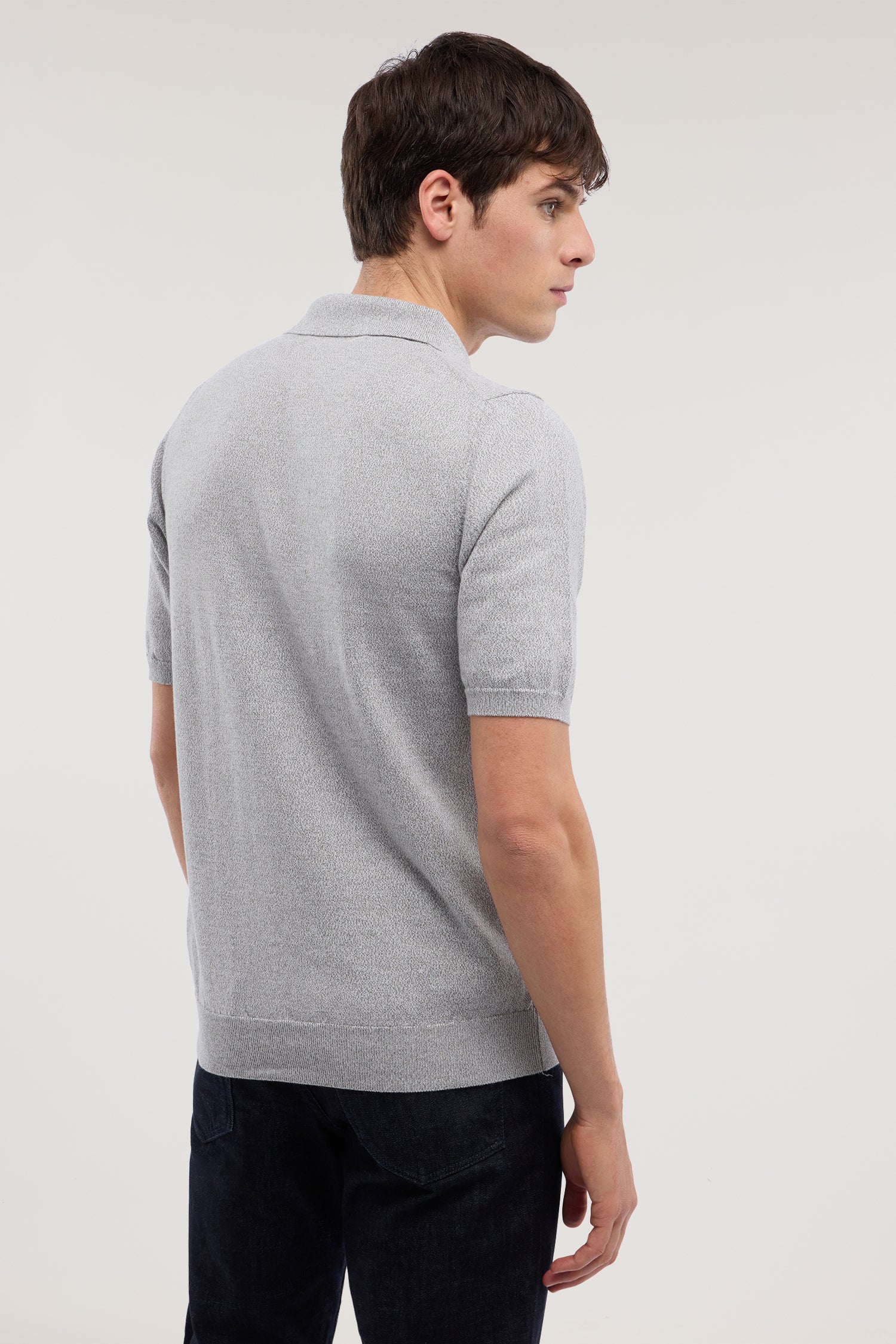 Polo in cotone mouliné 3|ded49f5cfdd454e4744a96d18ee46fe3eaa9abee13cc7109fa3a6d5058bc5d80