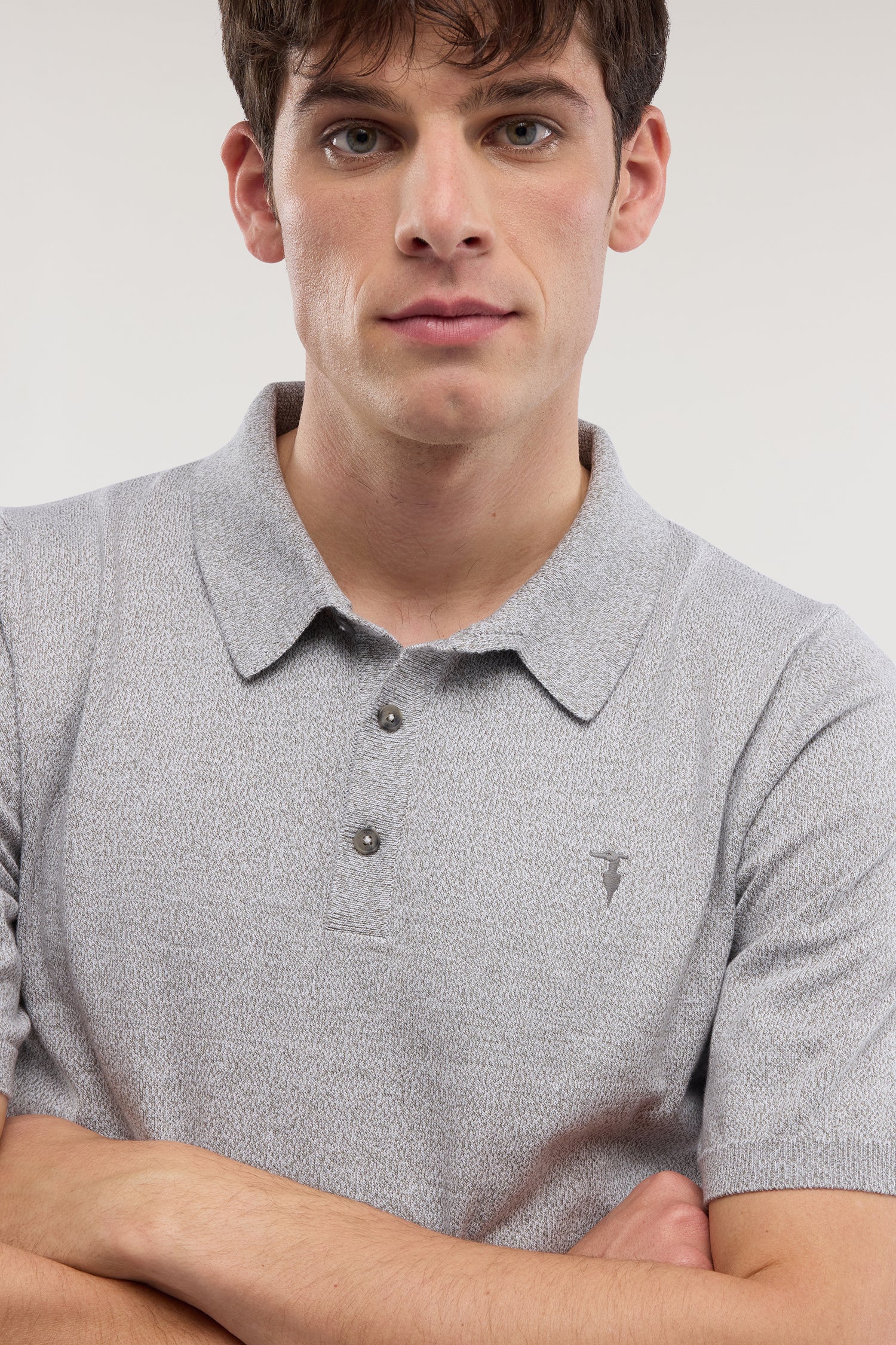 Polo in cotone mouliné 4|407ce9999ec48bae3d87956e033da6a790ed74381ec6172fbc8b8c98a1055ba5