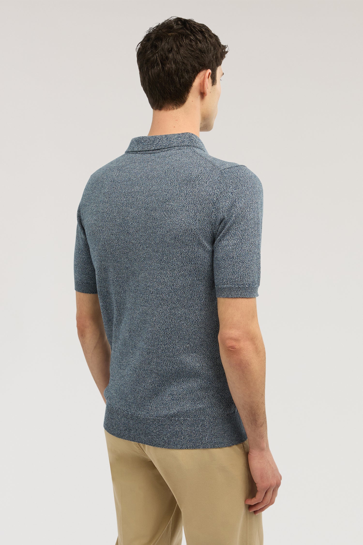 Polo in cotone mouliné 4|14f9650a7a0154ac36ee68c6881a6f2d265d6870e5f0e3a183dc5e4e12575c8d