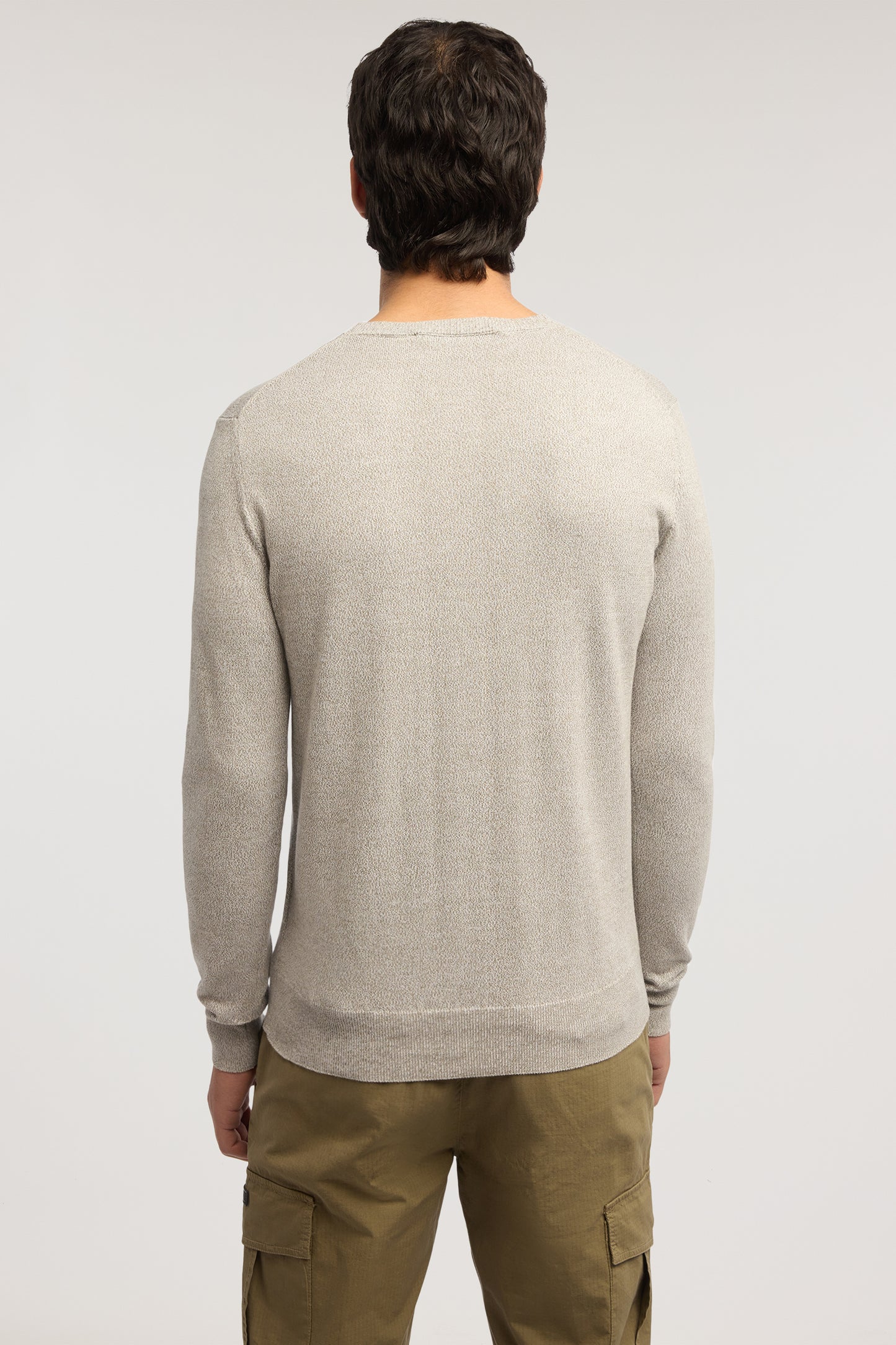 Maglia girocollo in cotone mouliné 2|d8cf43d0702afeb9b74cbfc1fa1296efb2067bd3181b47d9dbb0ddbc2055ad2f