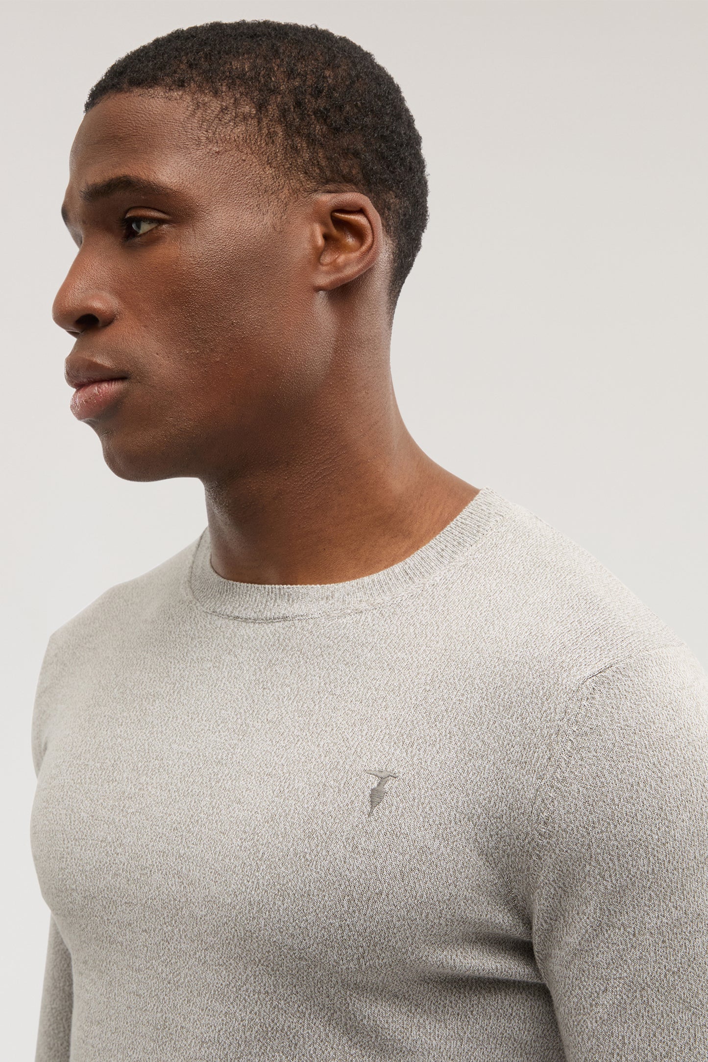 Maglia girocollo in cotone mouliné 3|9601c2b1ff0eabda44fd2bf0cb958f91107ca780ece10cc315b5cfc7dea1eab8