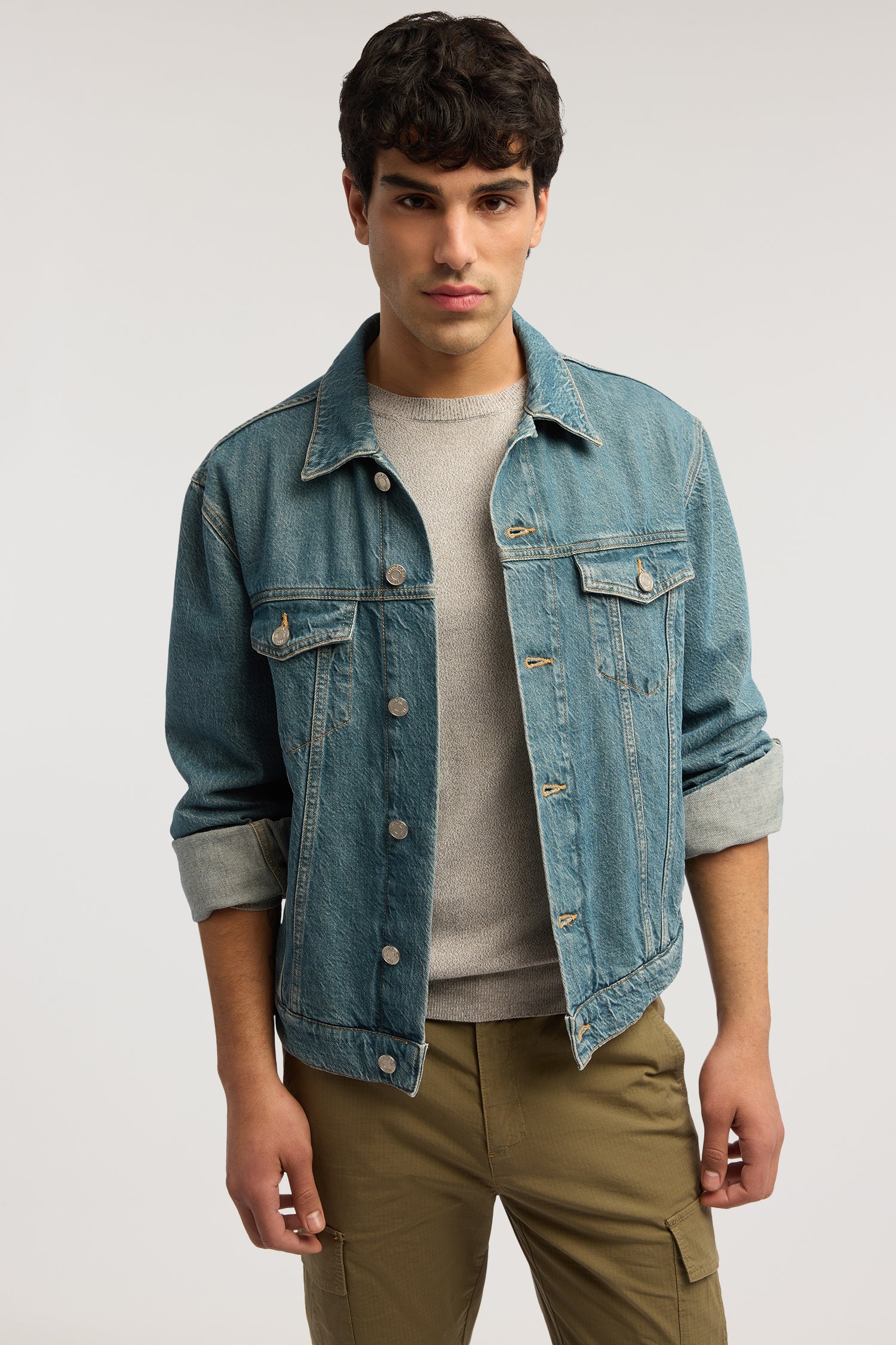 Maglia girocollo in cotone mouliné 3|d3fb243316bf4963c6b4b862ac854349b0314554ebf3ee1ca3a64bb44325f6aa