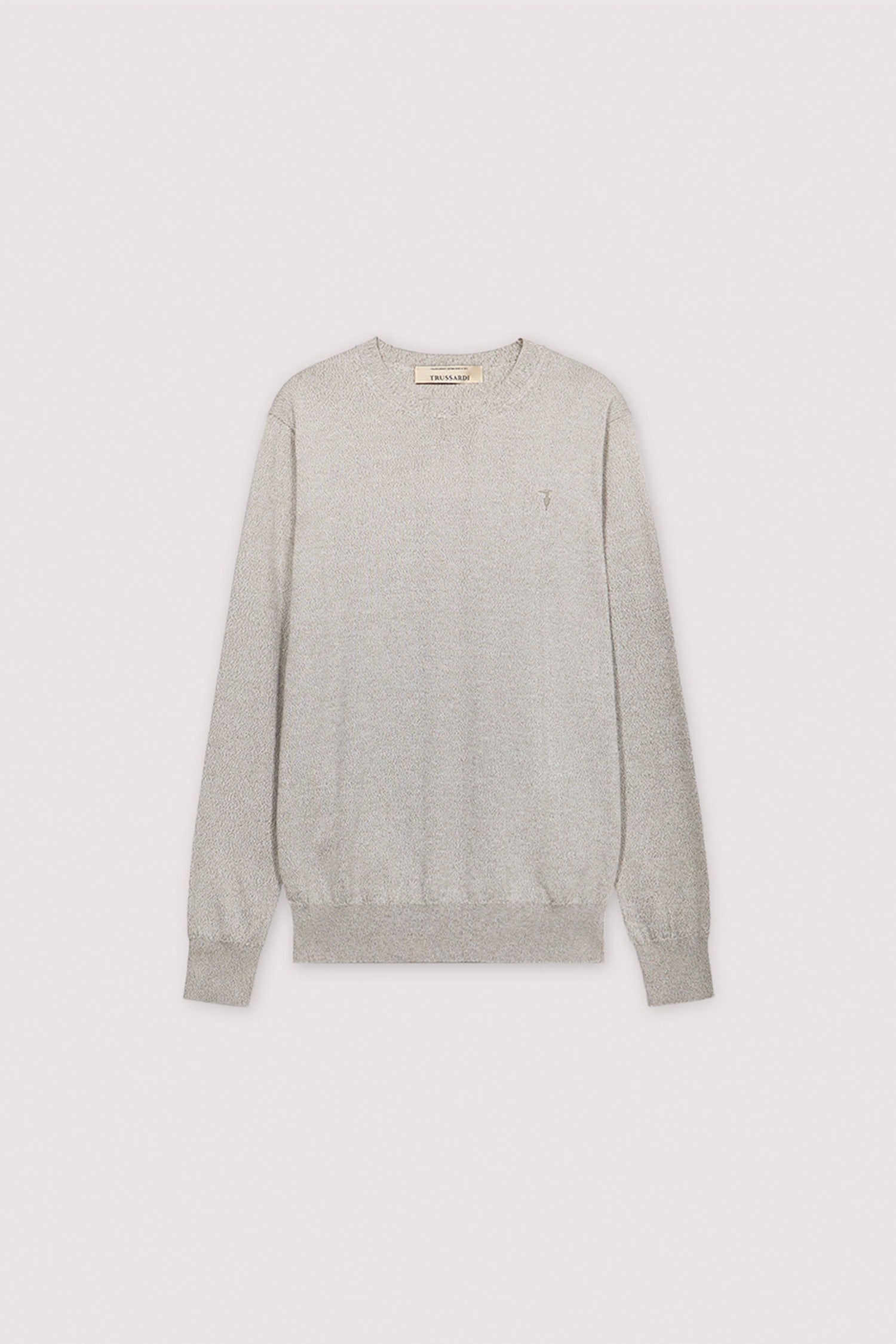 Maglia girocollo in cotone mouliné 4|14eb43f69f177a947701146c597d3377c4c6b4a9f8b8e8ace9c2fd72aab7e8b9