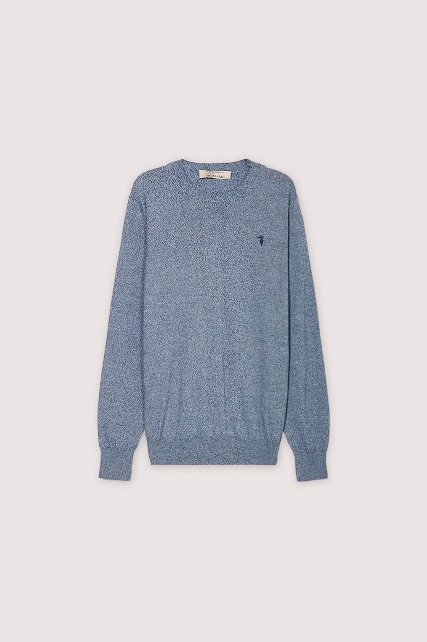 Maglia girocollo in cotone mouliné 5|31e8eda90d14a71afb7163b1f8f15710c7616a01eaaa9085e6738b0bb809aeca