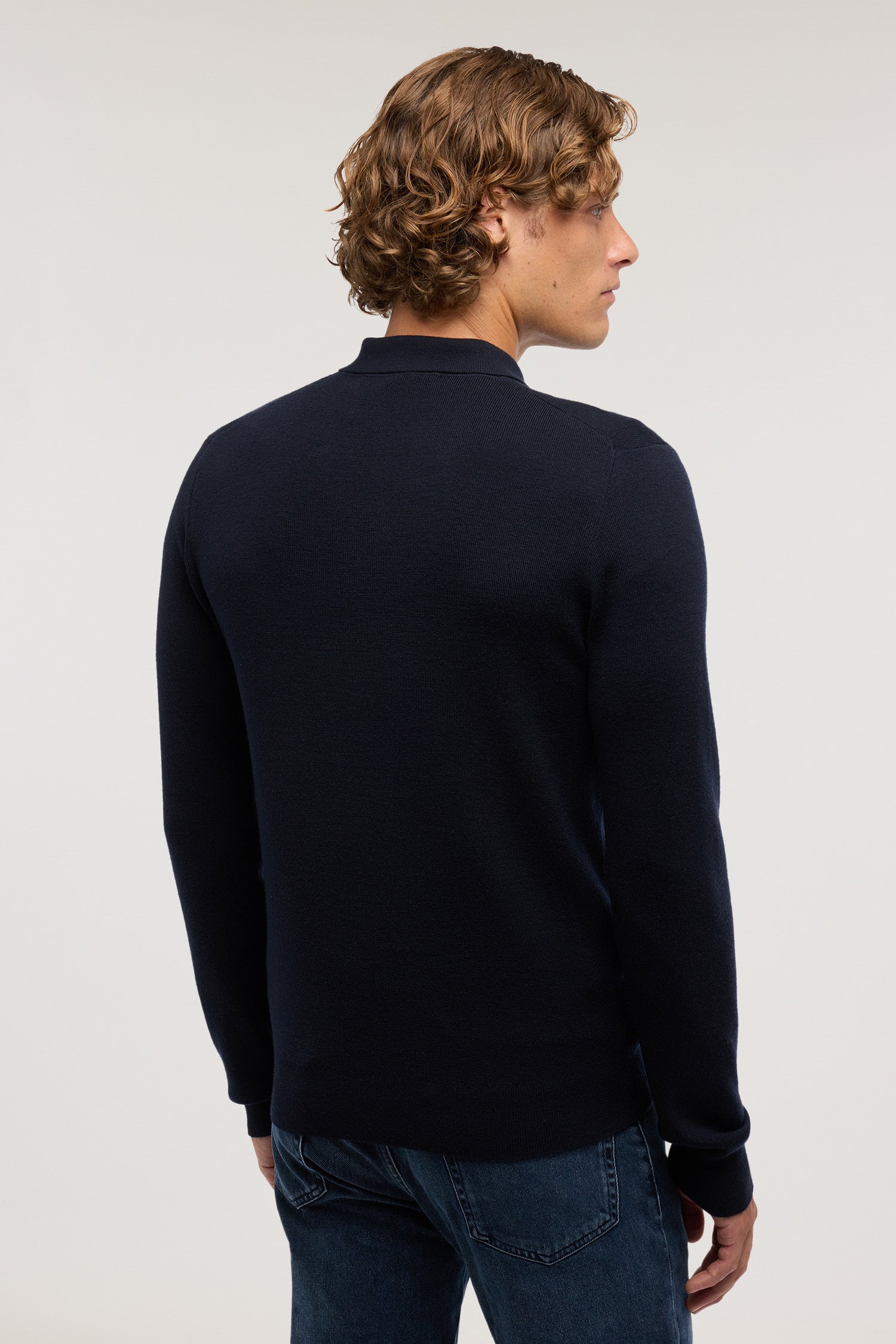 Maglia polo in pura lana 5|525240666b61f90992a1aa9482fbbb14a05fd32d10f54f8ad13dbc1c226159c1