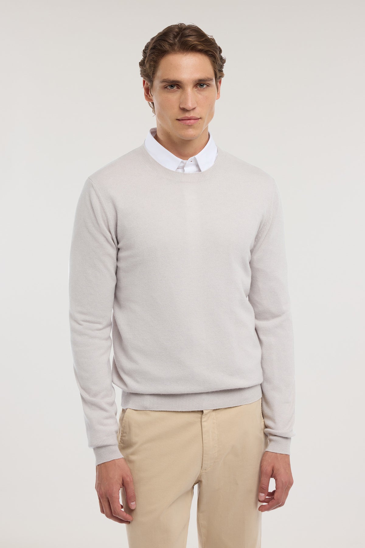 Maglia girocollo in cashmere made in Italy   1|432dc4944bfef95d6dce44347c350fce15262354a0d56aac85e39d2f9229b247