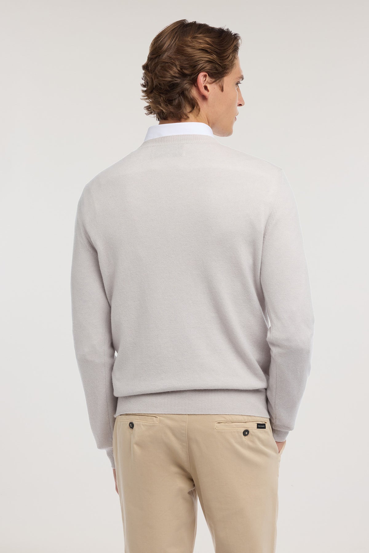 Maglia girocollo in cashmere made in Italy   2|7513138e44305cf7d951647255ee393b35be3425615dcb3067eda0a43b5aa7fe