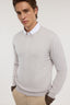 Maglia girocollo in cashmere made in Italy   4