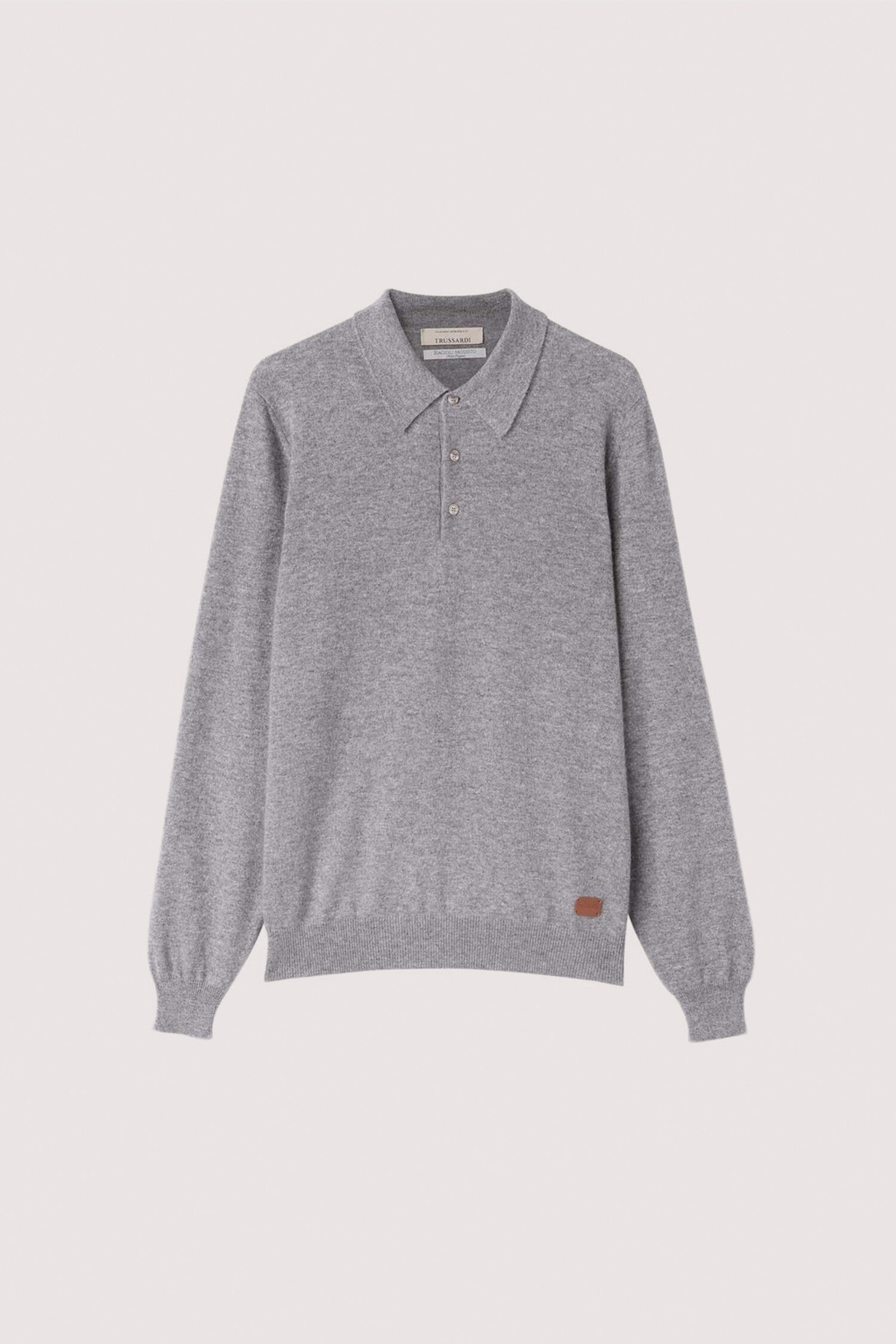 Polo a maniche lunghe in cashmere 2|32d875c73ff79eafacb4a55ca579ebbcf474696ea7943496b6a4a3315c6295dc