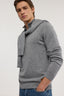 Maglia camioner con zip in cashmere made in Italy 4