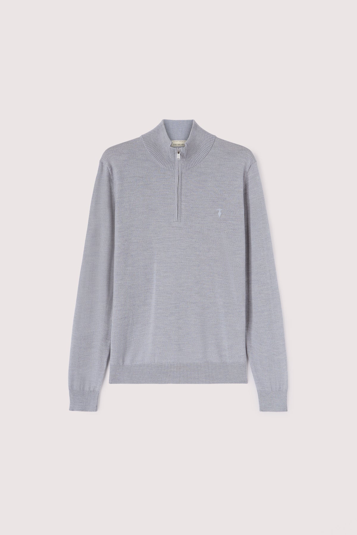 Pullover con collo mezza zip in pura lana 5|d5bae2227c73b3ddb73f7760341713d480c4c79d4f64ffac816ccdf41722f6c4