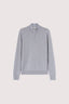 Pullover con collo mezza zip in pura lana 1