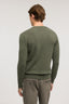 Maglia girocollo regular fit a punto 3D in lana merino 3