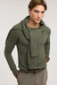 Maglia girocollo regular fit a punto 3D in lana merino 1