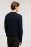 Maglia girocollo regular fit a punto 3D in lana merino 3