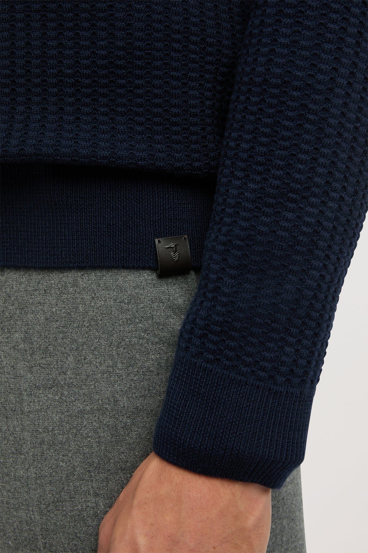 Polo in maglia regular fit a punto 3D in lana merino 3|f407c07d0fb178dbd71a2711b596e7e201703e96a537fa99d05407beb71bdd92