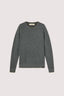Maglia girocollo in lana regular fit con profili a contrasto 5