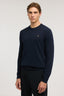 Maglia girocollo in misto cashmere 1