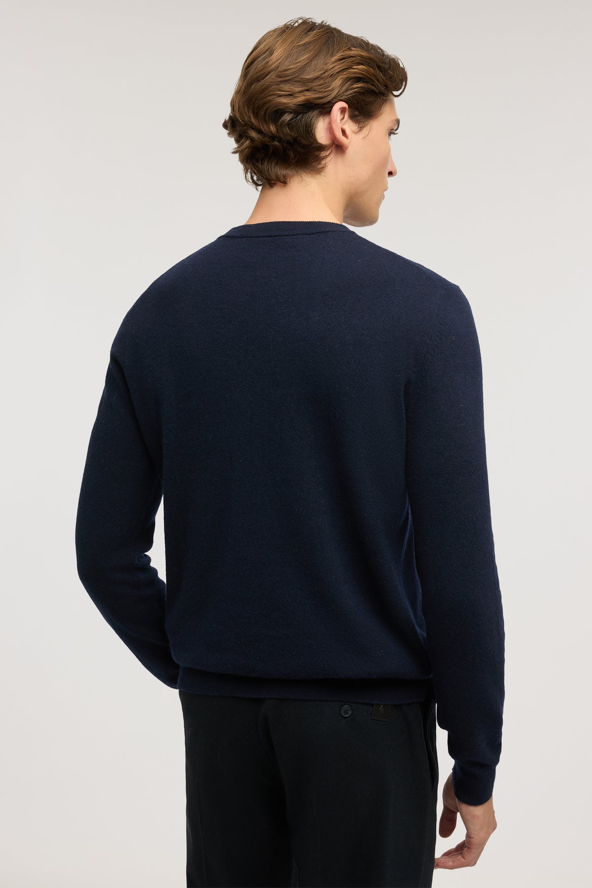 Maglia girocollo in misto cashmere 2|4e3ce5a601f211774d58367842ea7febbfe8a74abffc672362ff981be0889516