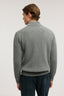 Maglia con zip a coste in lana 3