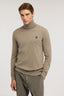 Dolcevita regular in misto cashmere fit con patch 1