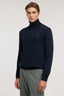 Dolcevita regular fit con patch in misto cashmere 1