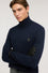 Regular Fit Rollkragenpullover mit Patch aus Kaschmirmischung