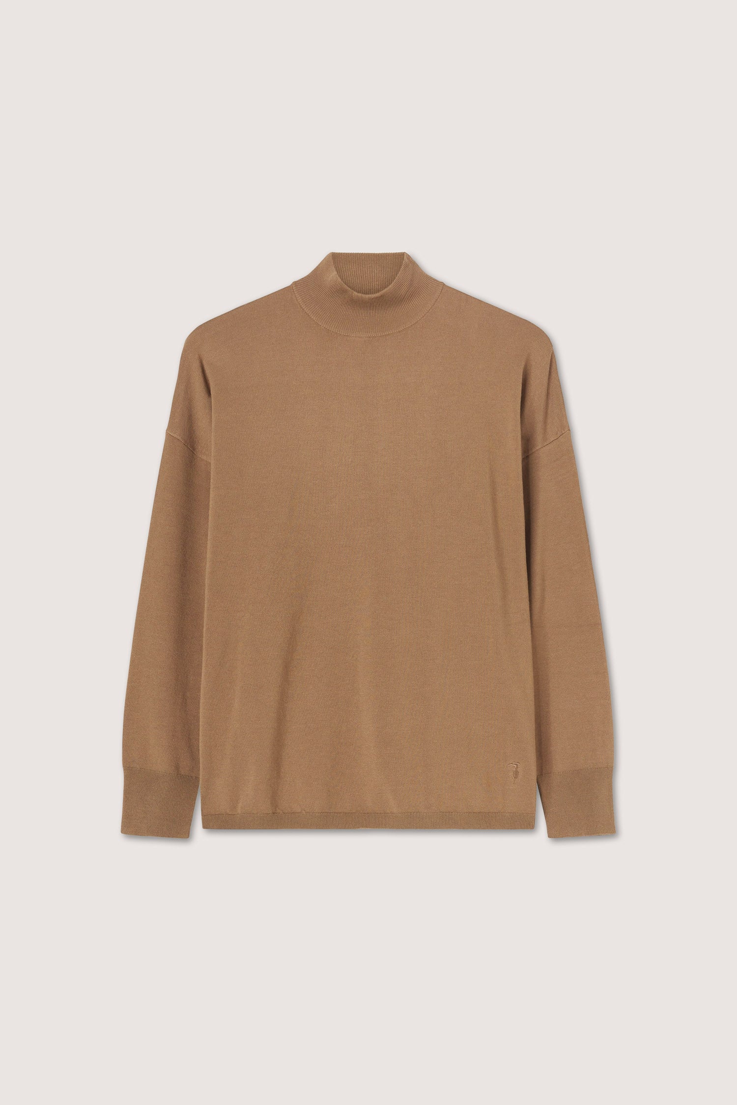Maglia a collo alto in viscosa rasata 5|e9d6bae5d440223a546832137ec0a4fac053c349e079c11ce321164c5a6c1d03