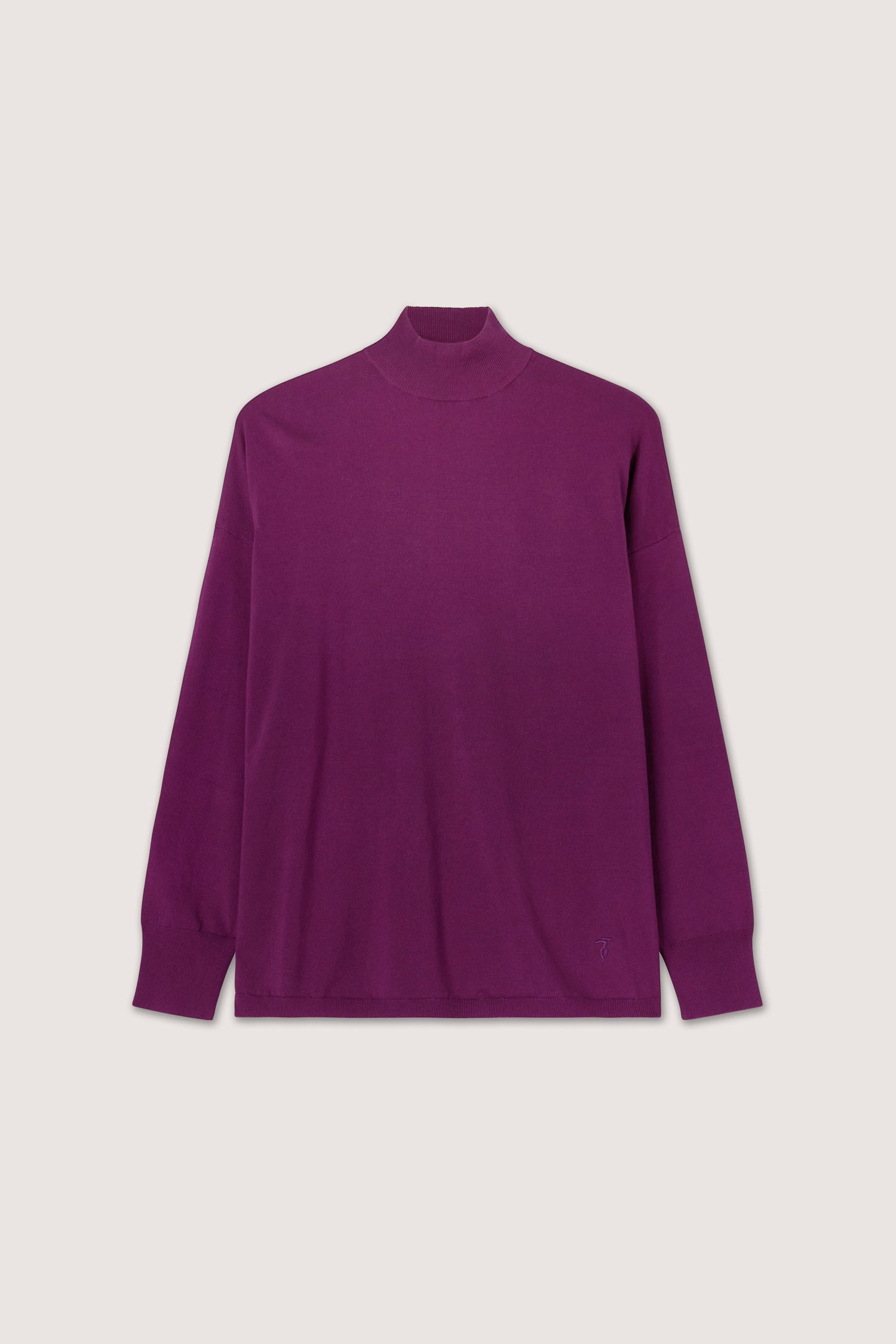 Maglia a collo alto in viscosa rasata 4|bf6ab4f04d84027b6c329475f258a7bf4fcf7ee9a181e12af6f2217dc363b5be