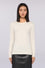 Viscose-blend crew neck sweater