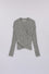 Gerippter Wickelpullover aus Mohair-Mix