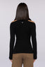 Maglia incrociata in misto mohair a coste 2