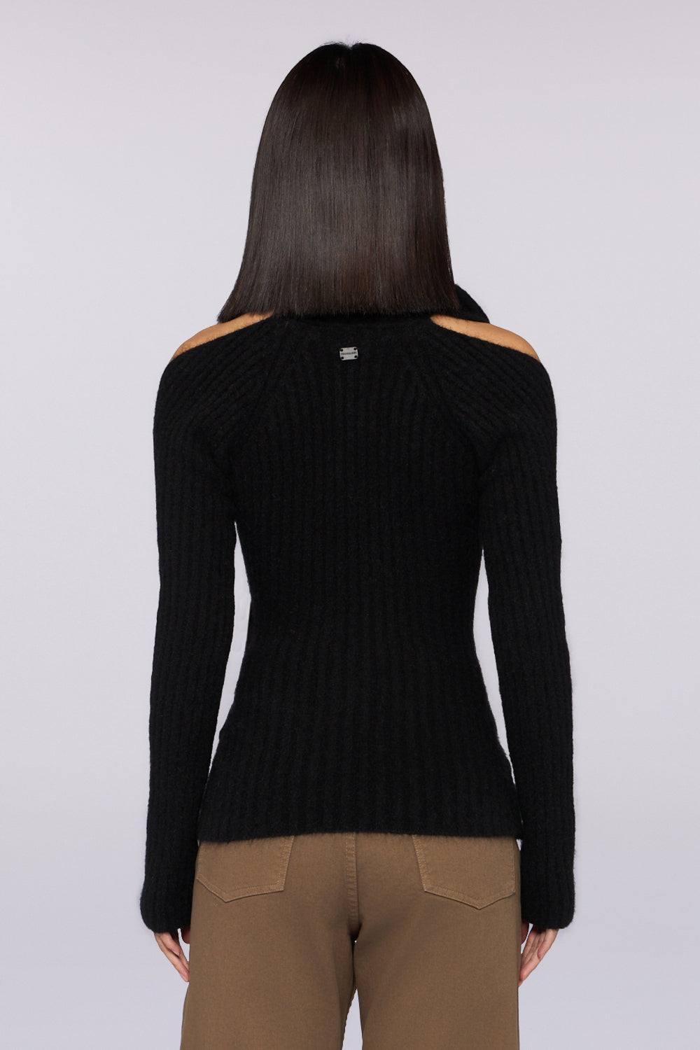 Maglia incrociata in misto mohair a coste 2|5251d9d6b9dd5e4b19c612388db6d7c14f088a417d9ca553becda13bf256aca7