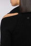 Maglia incrociata in misto mohair a coste 3