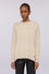 Pull en laine avec mélange de points